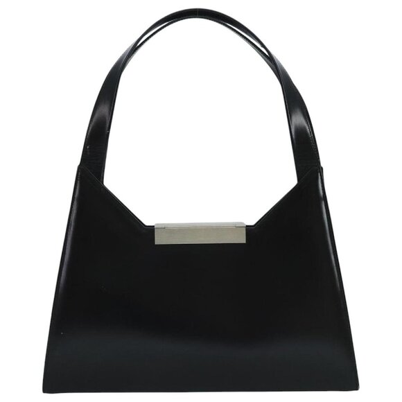 Salvatore Ferragamo Gancini leather structured geometric shoulder bag hand bag - Picture 5 of 16